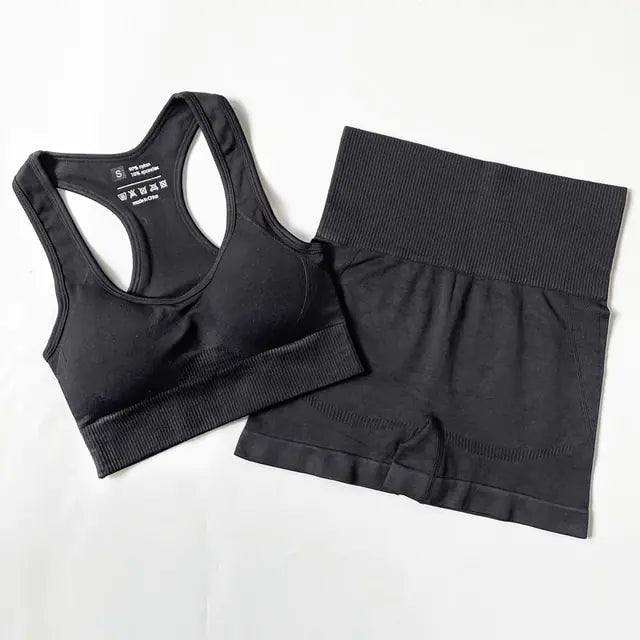 Dolce Vani Fitness 2/3/4PCS Seamless Women Yoga Set Workout