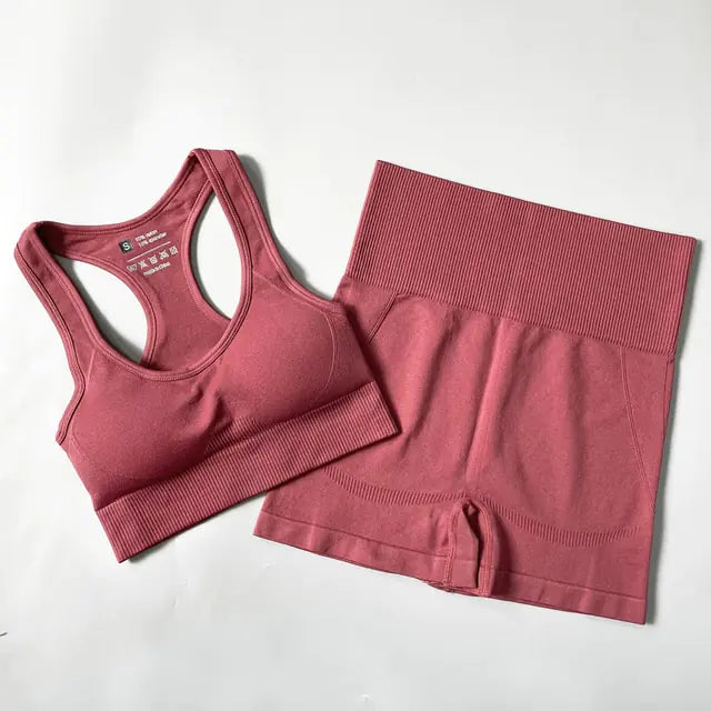 Dolce Vani Fitness 2/3/4PCS Seamless Women Yoga Set Workout