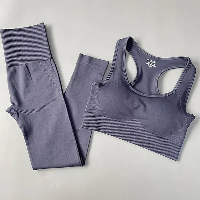 Dolce Vani Fitness 2/3/4PCS Seamless Women Yoga Set Workout